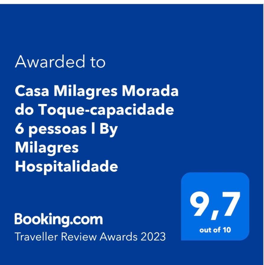 Casa Milagres Morada Do Toque L Premio Travellers Choice 2023 L Acomoda Ate 6 Pessoas (Adults Only) Сан-Мігел-дус-Мілагріс Екстер'єр фото